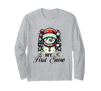 My First Snow Lindo Muñeco de Nieve de Invierno Navidad Manga Larga