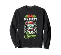My First Snow Lindo Muñeco de Nieve de Invierno Navidad Sudadera