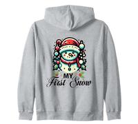 My First Snow Lindo Muñeco de Nieve de Invierno Navidad Sudadera con Capucha