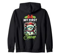 My First Snow Lindo Muñeco de Nieve de Invierno Navidad Sudadera con Capucha