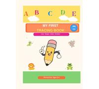 My First Tracing Book: Fun Preschool Workbook for Ages 2-6 | Practice Lines, Shapes, Letters, Numbers & Fine Motor Skills