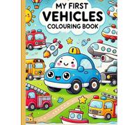 My first vehicles colouring book