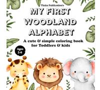 My First Woodland Alphabet coloring book