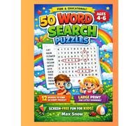 My First Word Search Adventure: 50 Big & Easy Puzzles for Little Learners (Ages 4-6) Large Print • 12 Words Per Puzzle • Screen-Free Fun (Word Search Puzzle for Kids)