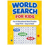 My First Word Search for Kids: Easy and Fun Puzzle Book with Big Letters | Sight Words and Simple Vocabulary for Ages 4-6 | Preschool and Kindergarten