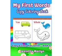 My First Words Copy Coloring Book for Kids Ages 3-7: Learn to Copy and Color 72 Early Vocabulary Words | Fun Educational Activity Book for Preschool & ... Kids Series (Smart Starts for Small Hands))