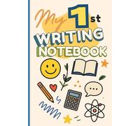 My First Writing Notebook: Preschool Handwriting Practice with Blue & Red Lines: Early Writing Practice for Kids Ages 3 to 5