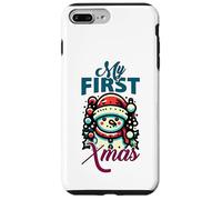My First Xmas Lindo Muñeco de Nieve de Invierno Navidad Carcasa para iPhone 7 Plus/8 Plus