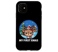 My First Xmas Lindo Reno de Invierno Navidad Carcasa para iPhone 11