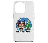 My First Xmas Lindo Reno de Invierno Navidad Carcasa para iPhone 13 Pro
