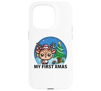 My First Xmas Lindo Reno de Invierno Navidad Carcasa para iPhone 15 Pro