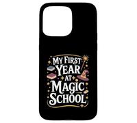 My First Year at Magic School 1st Grade Wizard Boys Girls Carcasa para iPhone 15 Pro Max