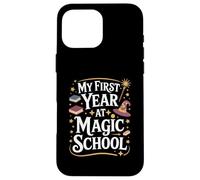 My First Year at Magic School 1st Grade Wizard Boys Girls Carcasa para iPhone 16 Pro Max