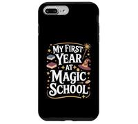 My First Year at Magic School 1st Grade Wizard Boys Girls Carcasa para iPhone 7 Plus/8 Plus