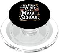 My First Year at Magic School 1st Grade Wizard Boys Girls PopSockets PopGrip para MagSafe