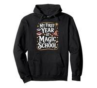 My First Year at Magic School 1st Grade Wizard Boys Girls Sudadera con Capucha