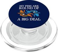 My Fish Are Koi-nd of A Big Deal Divertido Koi Keeper PopSockets PopGrip para MagSafe