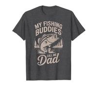 My Fishing Buddies Call Me Dad Regalo Día del Padre Hijastra Camiseta