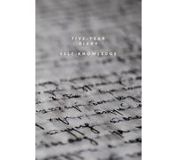 My five year story - Self-Knowledge: Answer one question a day and map the landscape of your inner world over five years | Mindfulness, Self-care, Undated | Inspired by Japanese time culture