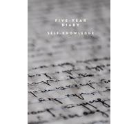 My five year story - Self-Knowledge: Answer one question a day and map the landscape of your inner world over five years | Mindfulness, Self-care, Undated | Inspired by Japanese time culture