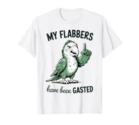My Flabbers Have Been Gasted Funny Meme Quote Parrot Camiseta