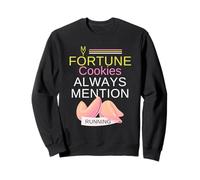 My Fortune Cookies Always Mencionan Running Retro Joggers Life Sudadera