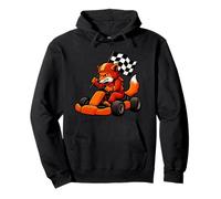 My Fox Drives Better Than You Funny Racing Kart Gráfico Sudadera con Capucha
