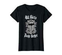 My Freaky World Goth Alt Clothing - Las Chicas alternativas Saben Mejor Camiseta gráfica económica, Mujer, Negro, XS