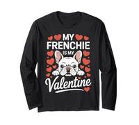 My Frenchie Is My Valentine Valentine Bulldog francés Manga Larga