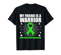 My Friend Is A Warrior Linfoma Cáncer Concientización Apoyo Camiseta