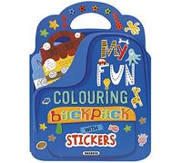 My fun colouring backpack with stickers
