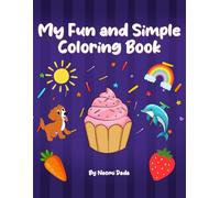 My Fun & Simple Copy Coloring Book: Fun, Easy and Engaging Copy Coloring & Activity Book for Preschool and Kindergarten Kids