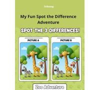My Fun Spot the Difference Adventure: 48 Cute & Easy Picture Puzzles for Kids Ages 4-8 | Fun 3D Scenes to Boost Focus & Observation Skills