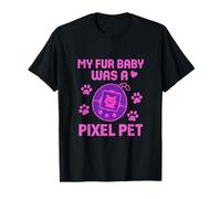 My Fur Baby Pixel Pet 90s Nostalgia Y2K Camiseta