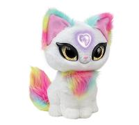 My Fuzzy Friends - Magic Whisper Luna Blanco, Juguete Interactivo de Peluche con Sonidos, te responde y susurra, niños y niñas Desde 4 años, Famosa (MYG00202)