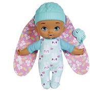 My Garden Baby Mi primer bebé conejito Azul Muñeco de juguete con manta y chupete, regalo para niñas y niños +18 meses (Mattel HGC09)