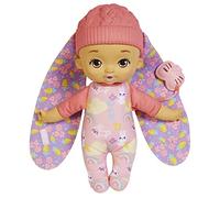 My Garden Baby Mi primer bebé conejito Rosa Muñeco de juguete con manta y chupete, regalo para niñas y niños +18 meses (Mattel HGC10)