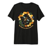 My Garden Is A Hive of Activity Bee Apicultura Floral Camiseta Premium