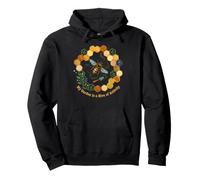 My Garden Is A Hive of Activity Bee Apicultura Floral Sudadera con Capucha