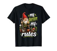 My Garden My Rules Funny Garden Gnomo Camiseta