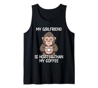 My Girlfriend Is Hotter Than My Coffee Camiseta sin Mangas