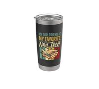 My Girlfriend Is My Favorite Nail Tech Manicure Salon |- Vaso térmico de acero inoxidable de doble pared