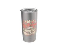 My Girlfriend Is My Favorite Nail Tech Salón de manicura |- Vaso térmico de acero inoxidable de doble pared