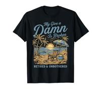 My Give A Damn Is Broken Funny Retirement Beach Camiseta