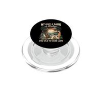 My Give A Damn Is Broken Funny Retirement Beach Cruise PopSockets PopGrip para MagSafe