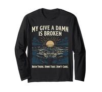 My Give A Damn Is Broken Funny Retirement Cruise Vacation Manga Larga