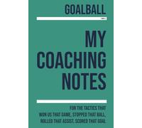 My Goalball Coaching: Note making, diagrams and doodles for goalball tactics, training drills, games and matches