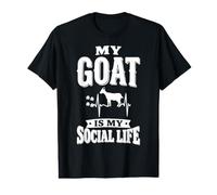 My Goat Is My Social Life Camiseta gráfica económica