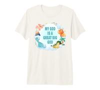 My God is a Big God - Christian Faith Kids & Adult Dinosaur Camiseta Premium