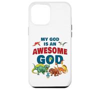My God is an Awesome God - Christian Faith Kids Dinosaur Carcasa para iPhone 12 Pro MAX